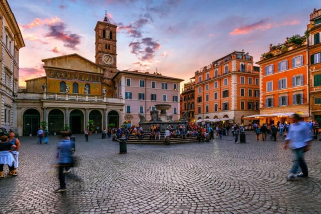Elegante Open Space Con Vasca Idromassaggio A Trastevere Экстерьер фото